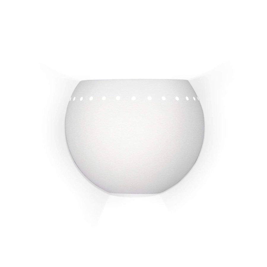 A19 Wall Sconces Bisque / GU24 (1) GU24 base, LED or CFL (Bulb not included) St. Lucia Wall Sconce Islands of Light Collection by A19 Lighting GU24 1604
