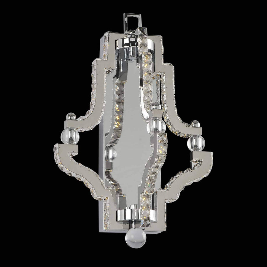 Allegri by Kalco Lighting Wall Sconces Chrome / Firenze Clear Cambria 12 Inch LED Wall Bracket From Allegri by Kalco Lighting 030521