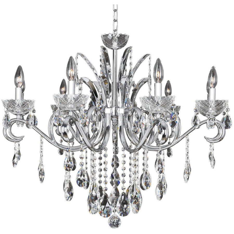 Allegri by Kalco Lighting Chandeliers Chrome / Firenze Clear Catalani 9 Light Chandelier From Allegri by Kalco Lighting 023852