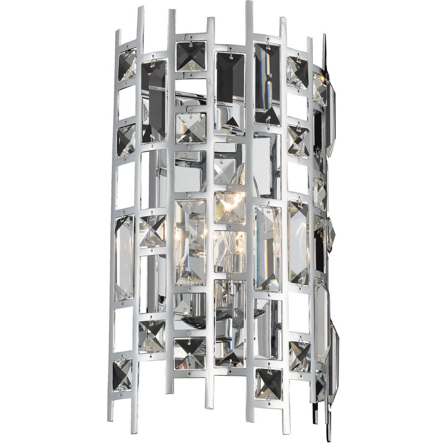Allegri by Kalco Lighting Wall Sconces Chrome / Firenze Clear Fonseca 1 Light ADA Wall Sconce From Allegri by Kalco Lighting 033020