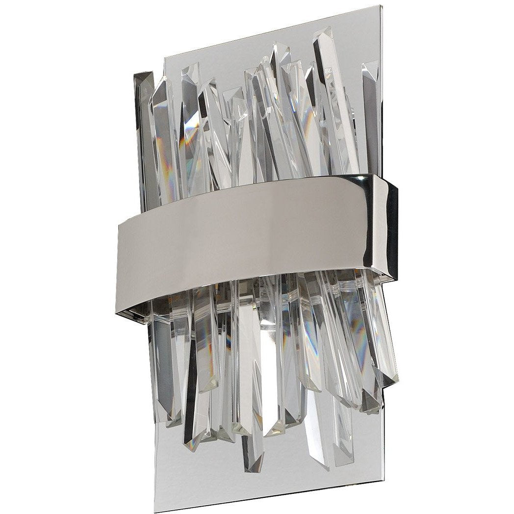 Allegri by Kalco Lighting Wall Sconces Chrome / N/A Glacier LED ADA Wall Sconce From Allegri by Kalco Lighting 030220