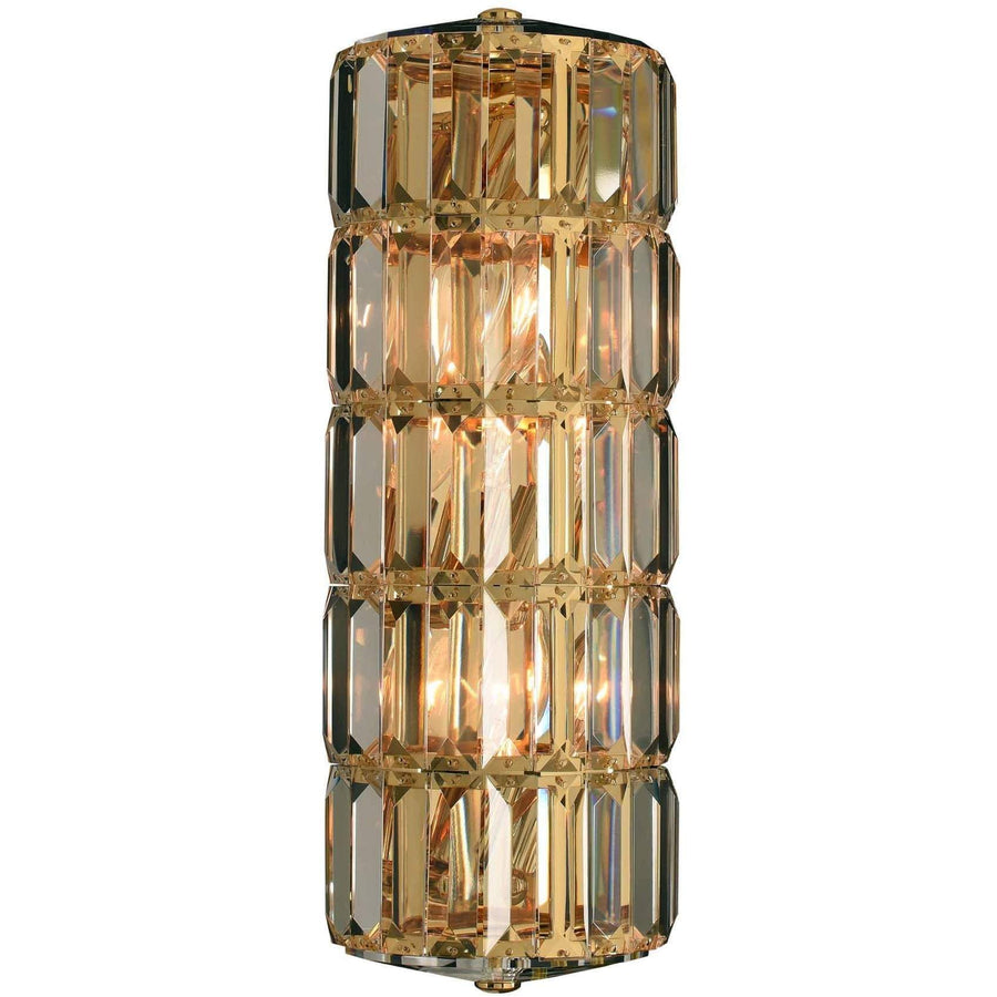 Allegri by Kalco Lighting Wall Sconces 18K Gold / Firenze Clear Julien Medium Wall Sconce From Allegri by Kalco Lighting 025721