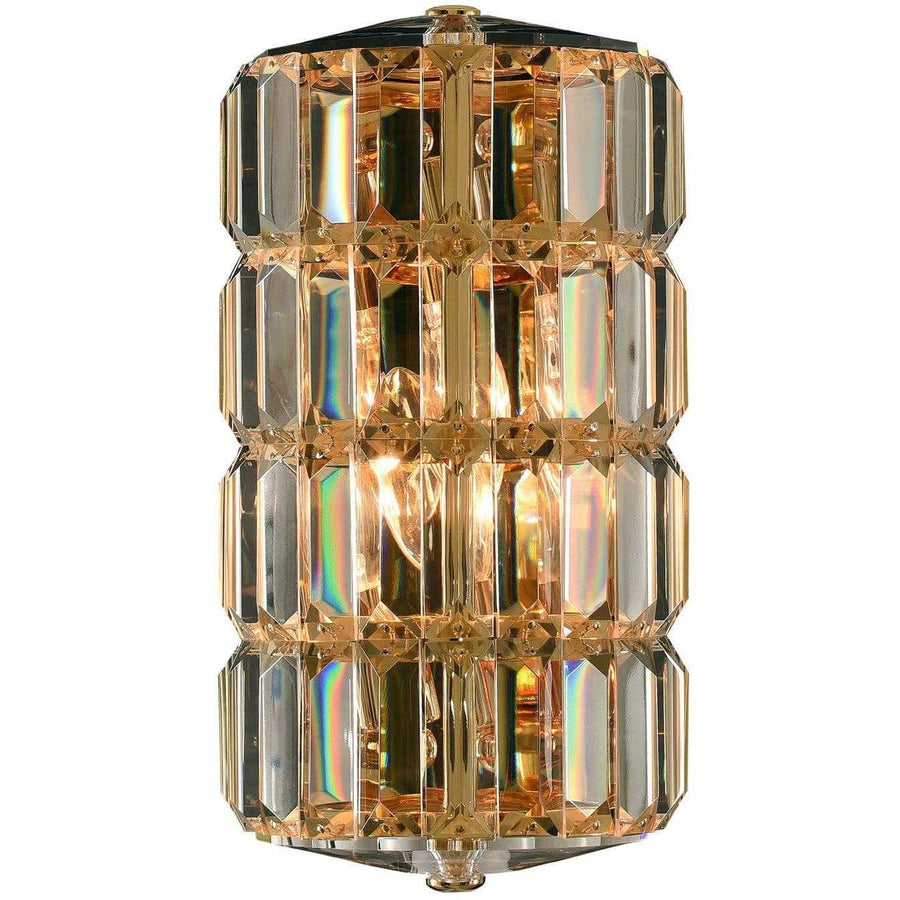 Allegri by Kalco Lighting Wall Sconces 18K Gold / Firenze Clear Julien Small Wall Sconce From Allegri by Kalco Lighting 025720