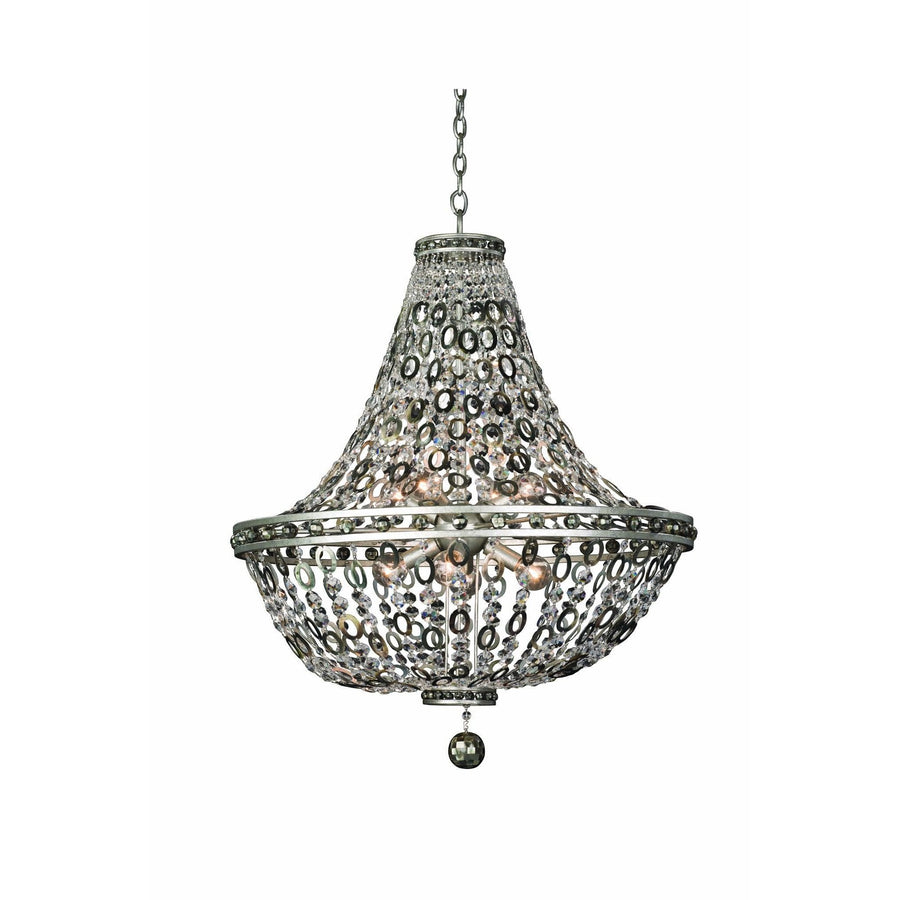 Allegri by Kalco Lighting Pendants Vintage Silver Leaf / N/A Lucia 26 Inch Pendant From Allegri by Kalco Lighting 029952
