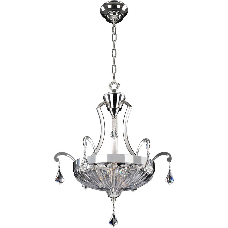 Allegri by Kalco Lighting Pendants Two Tone Silver / Firenze Clear Orecchini 19 Inch Pendant From Allegri by Kalco Lighting 028550