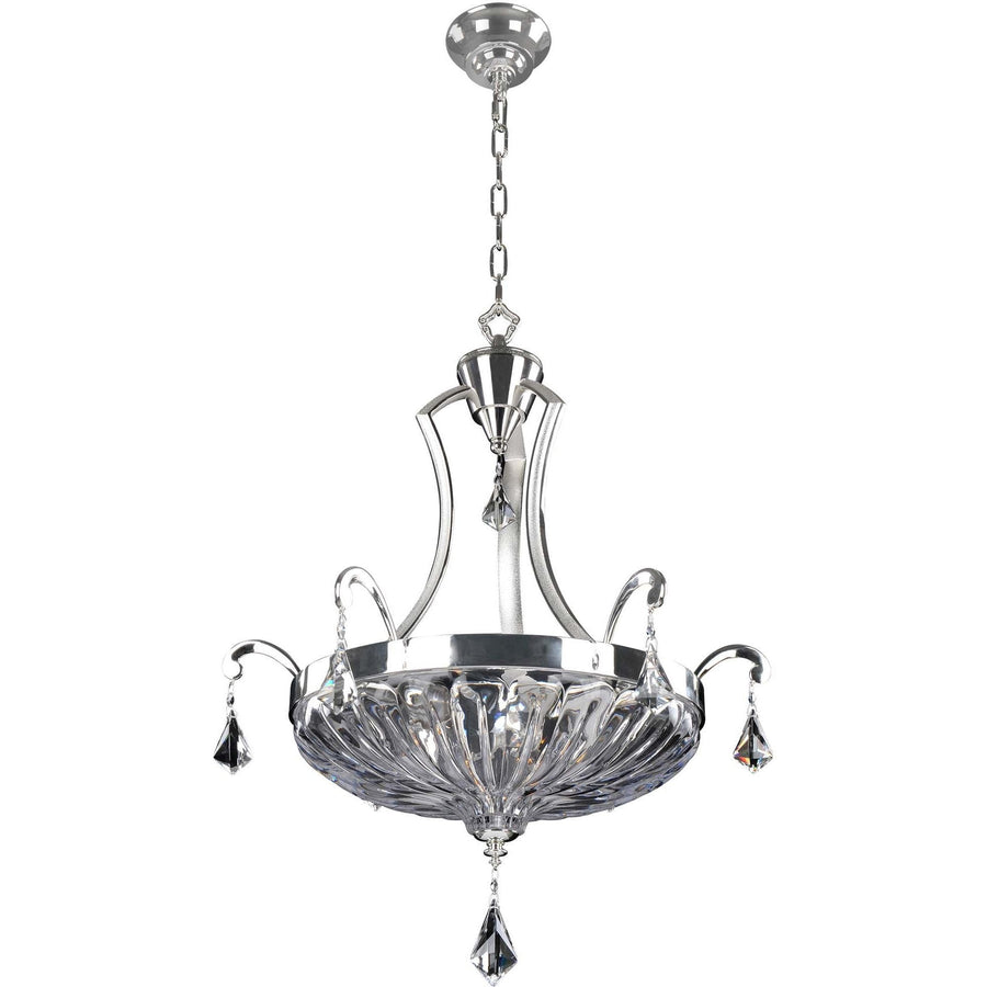 Allegri by Kalco Lighting Pendants Two Tone Silver / Firenze Clear Orecchini 22 Inch Pendant From Allegri by Kalco Lighting 028551