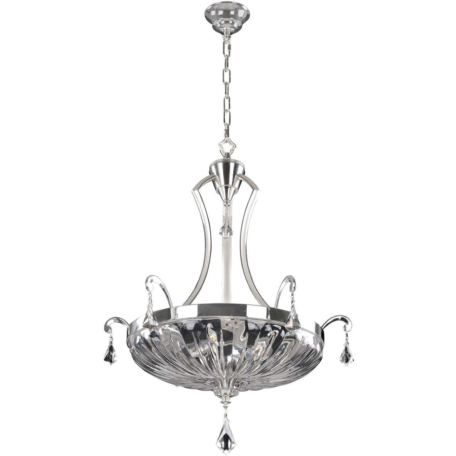 Allegri by Kalco Lighting Pendants Two Tone Silver / Firenze Clear Orecchini 26 Inch Pendant From Allegri by Kalco Lighting 028552