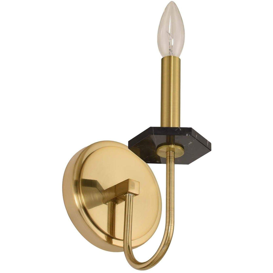 Allegri by Kalco Lighting Wall Sconces Brushed Brass / N/A Piedra 1 Light Wall Bracket From Allegri by Kalco Lighting 031521