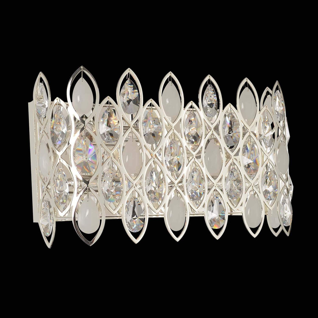 Allegri by Kalco Lighting Wall Sconces Silver / Firenze Clear Prive 16 Inch Bath Light From Allegri by Kalco Lighting 028722