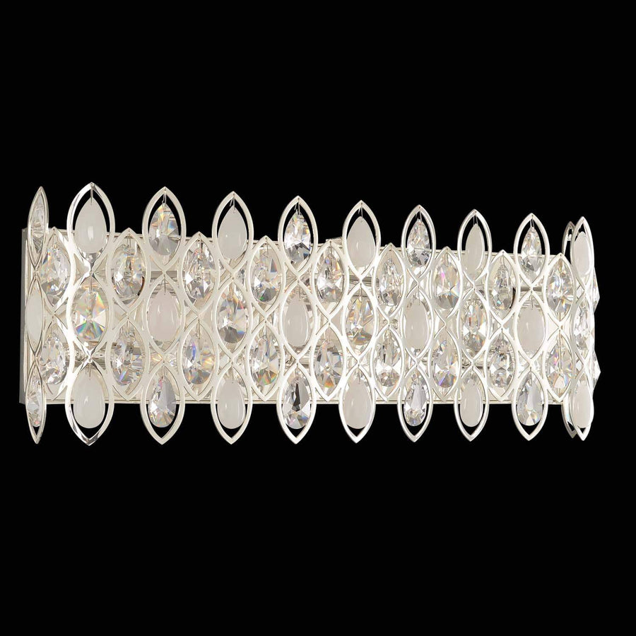 Allegri by Kalco Lighting Wall Sconces Silver / Firenze Clear Prive 25 Inch Bath Light From Allegri by Kalco Lighting 028723
