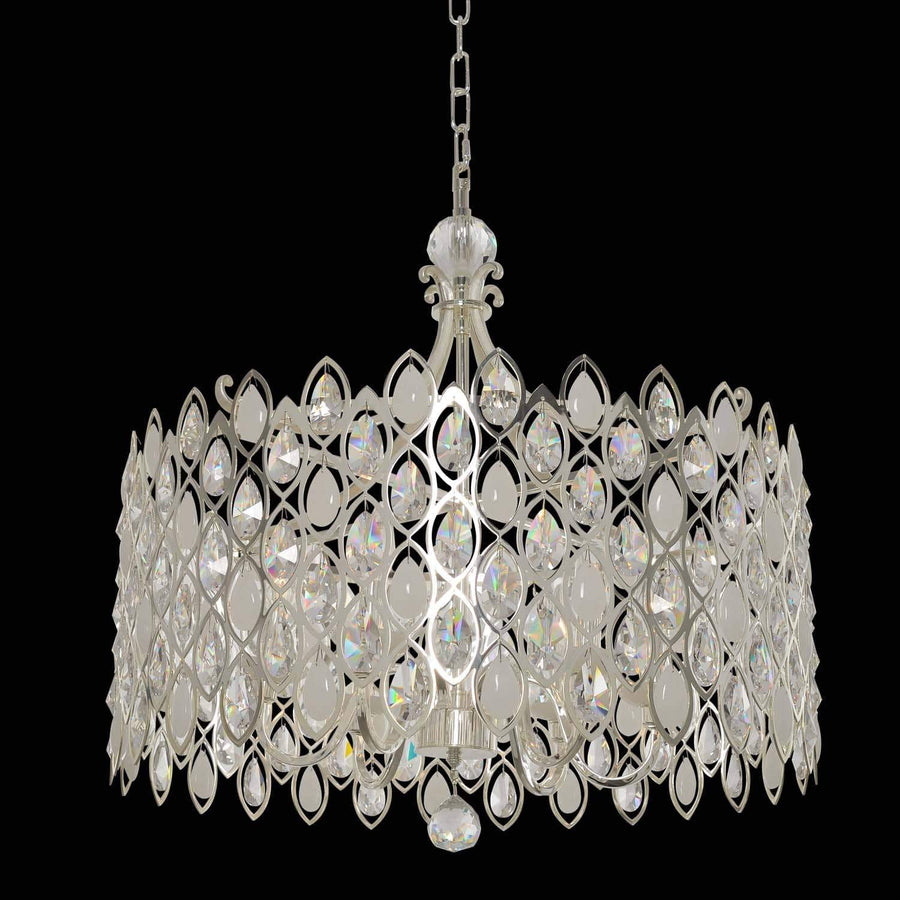 Allegri by Kalco Lighting Pendants Two Tone Silver / Firenze Clear Prive 26 Inch Pendant From Allegri by Kalco Lighting 028753