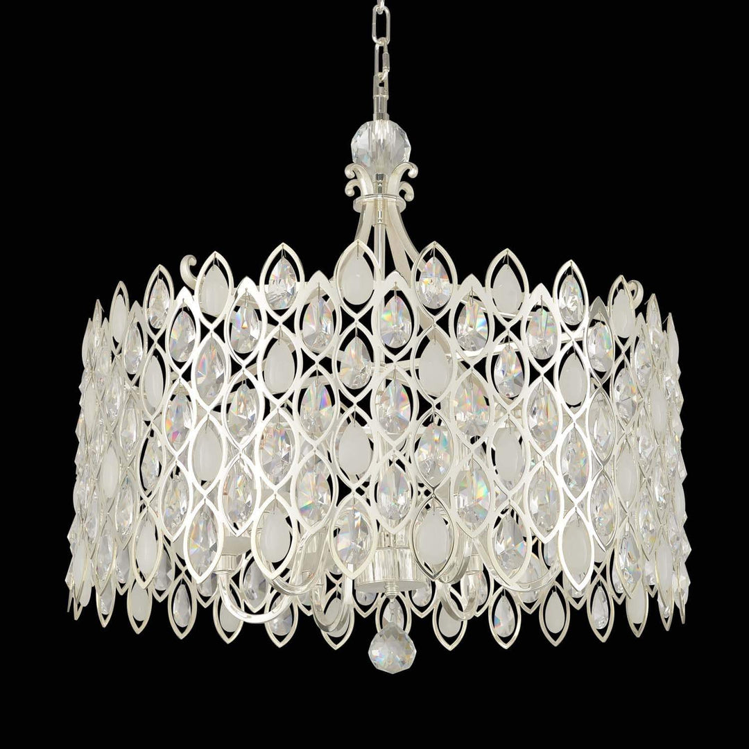 Allegri by Kalco Lighting Pendants Two Tone Silver / Firenze Clear Prive 34 Inch Pendant From Allegri by Kalco Lighting 028754