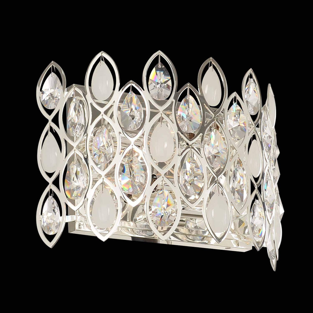Allegri by Kalco Lighting Wall Sconces Silver / Firenze Clear Prive 4 Light Wall Bracket (Horizontal) From Allegri by Kalco Lighting 028721