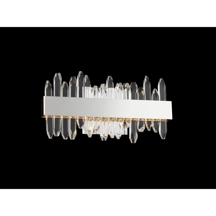 Allegri by Kalco Lighting Wall Sconces Chrome / Firenze Clear Quasar 14 Inch ADA Wall Sconce From Allegri by Kalco Lighting 032720