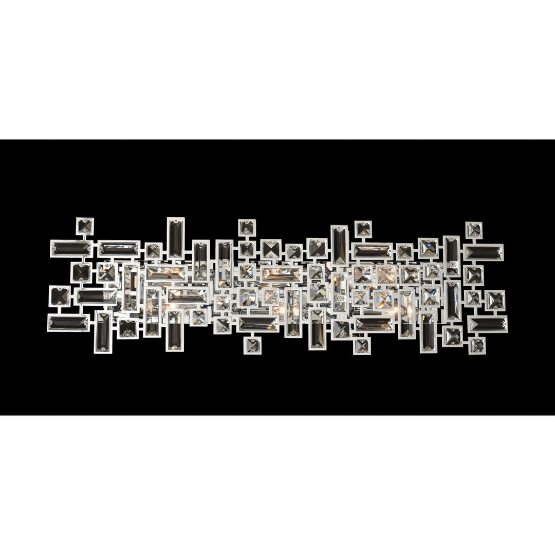 Allegri by Kalco Lighting Wall Sconces Chrome / Firenze Clear Vermeer 30 Inch Bath Light From Allegri by Kalco Lighting 027621