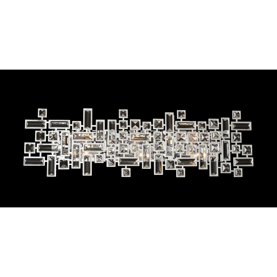 Allegri by Kalco Lighting Wall Sconces Chrome / Firenze Clear Vermeer 30 Inch Bath Light From Allegri by Kalco Lighting 027621