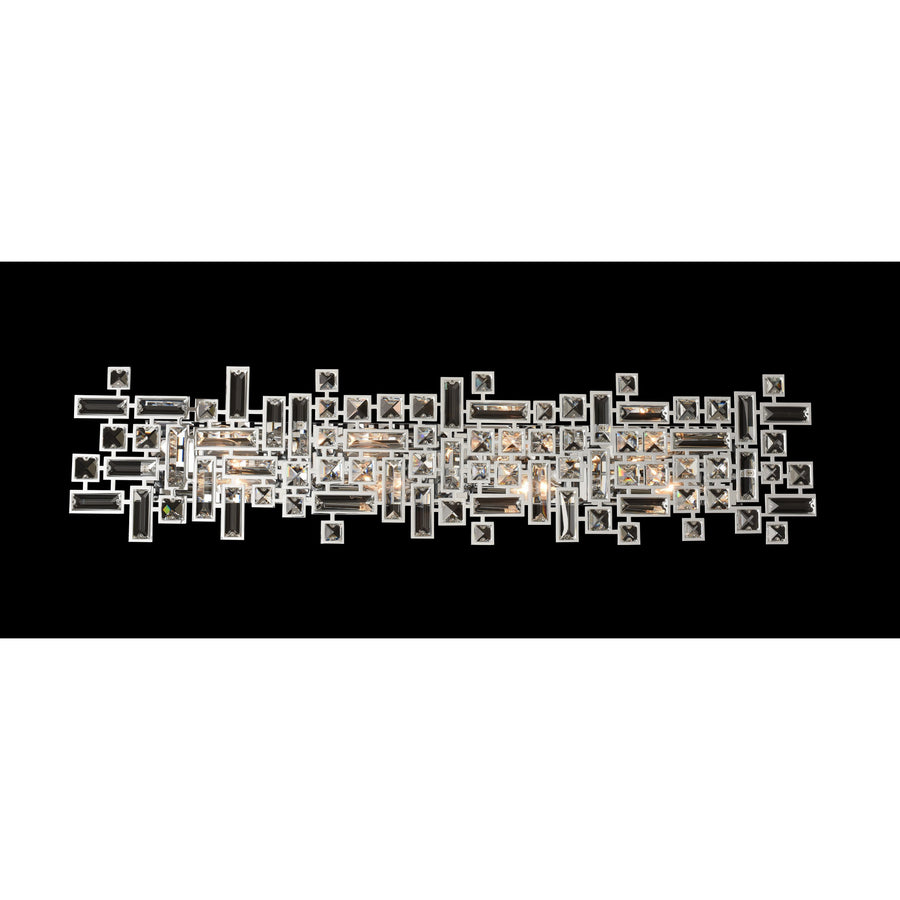Allegri by Kalco Lighting Wall Sconces Chrome / Firenze Clear Vermeer 38 Inch Bath Light From Allegri by Kalco Lighting 027622