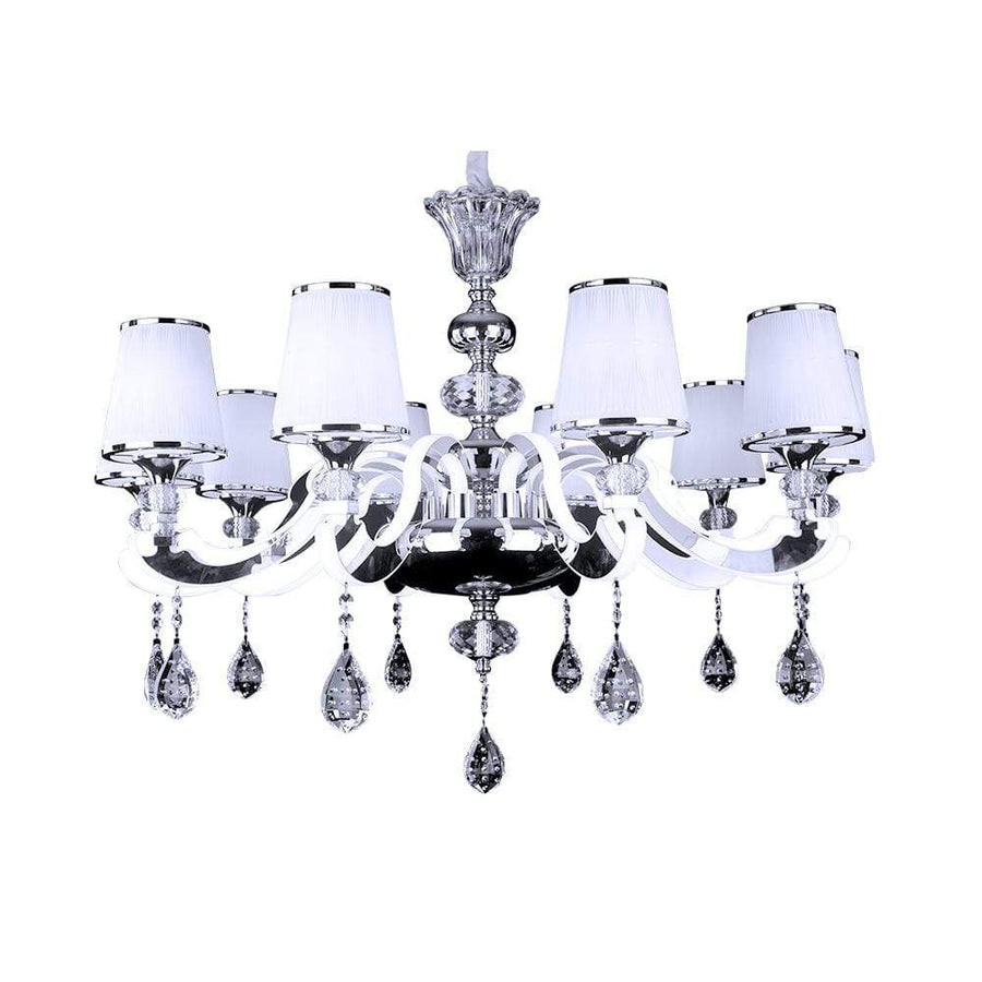 Bromi Design Platinum Chandelier B4503 | Chandelier Palace - Trusted Dealer