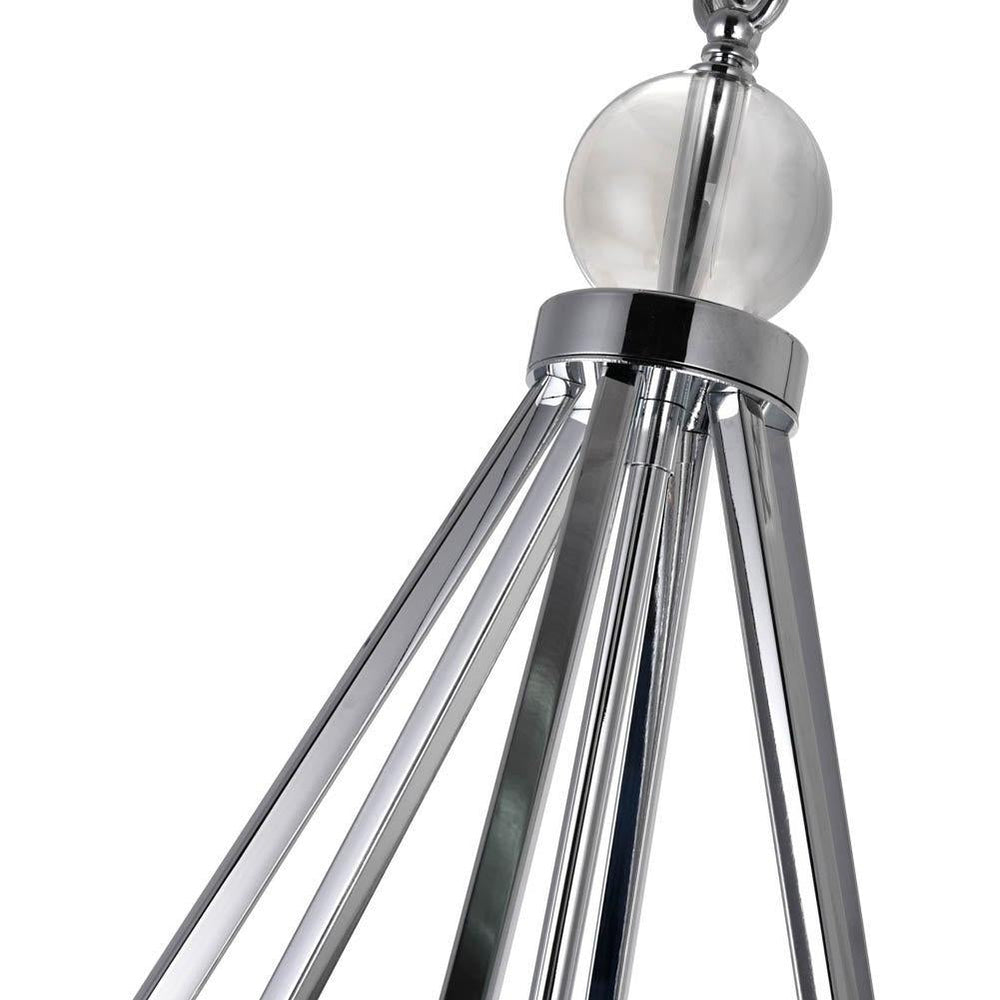 CWI Lighting Chandeliers Chrome / K9 Clear Calista 3 Light Chandelier with Chrome Finish by CWI Lighting 1027P20-3-601