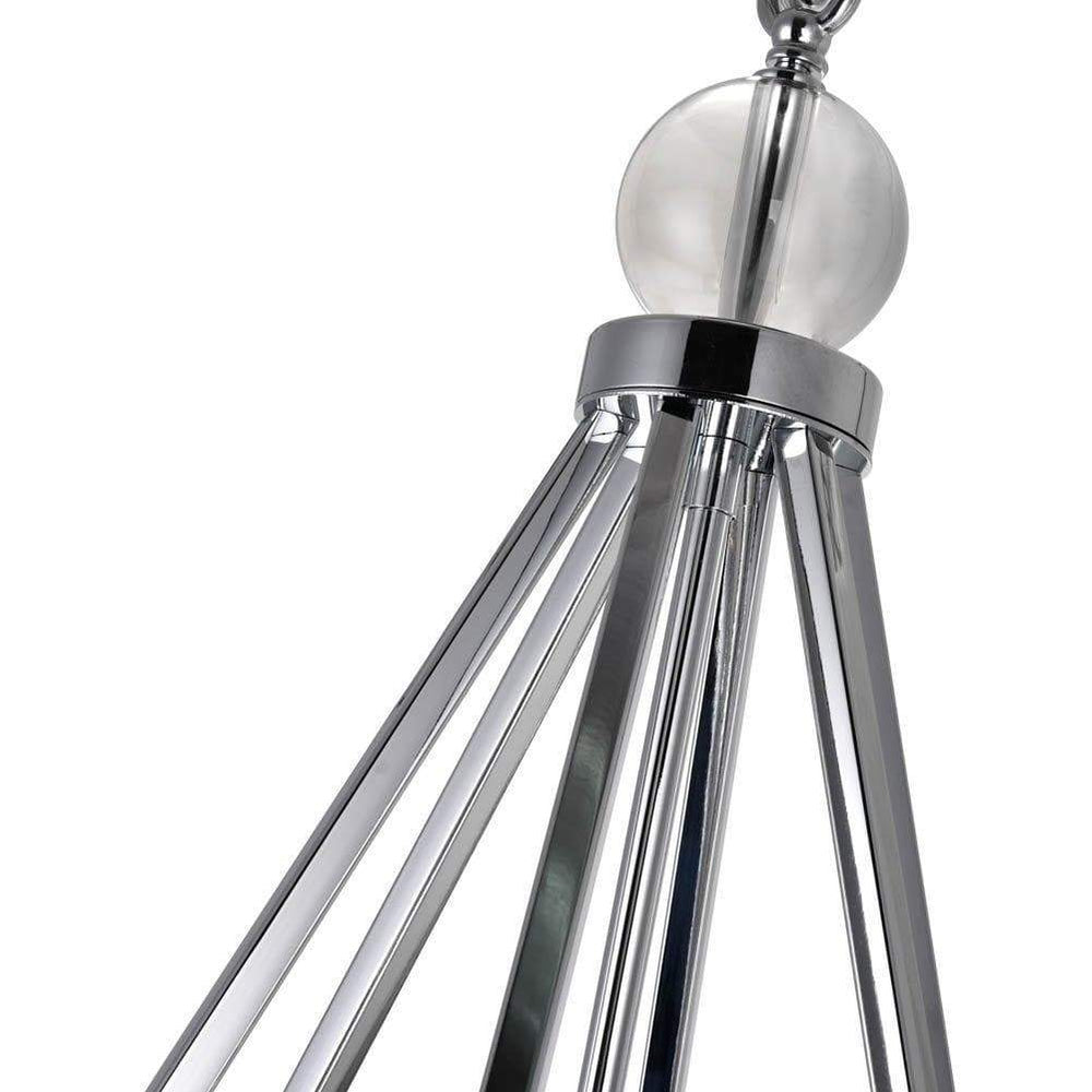 CWI Lighting Chandeliers Chrome / K9 Clear Calista 9 Light Chandelier with Chrome Finish by CWI Lighting 1027P26-9-601