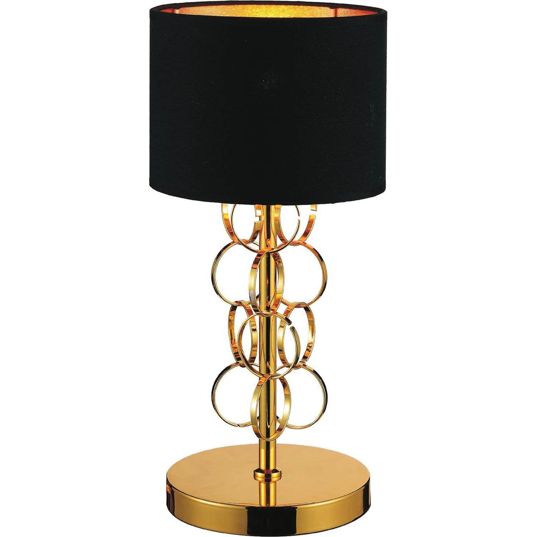 CWI Lighting Table Lamps Gold Chained 1 Light Table Lamp with Gold finish by CWI Lighting 5627T8G