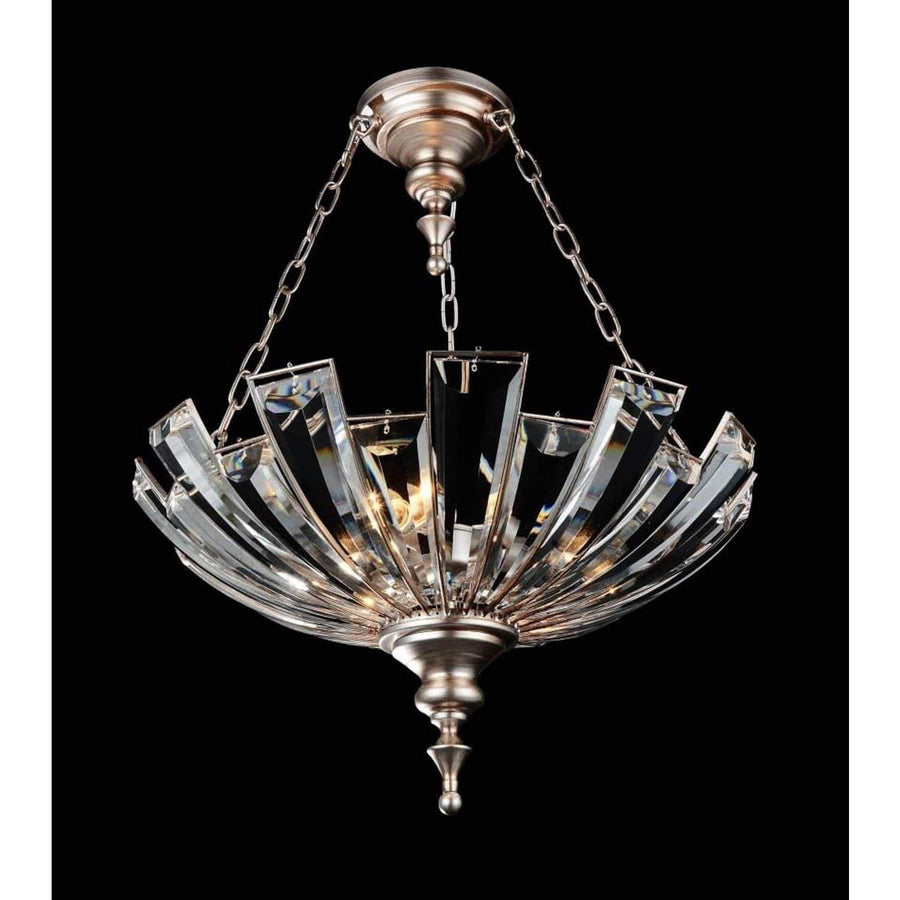 CWI Lighting Chandeliers Antique Forged Silver Colorado 3 Light Chandelier with Antique Forged Silver finish by CWI Lighting 5686P22-3-108