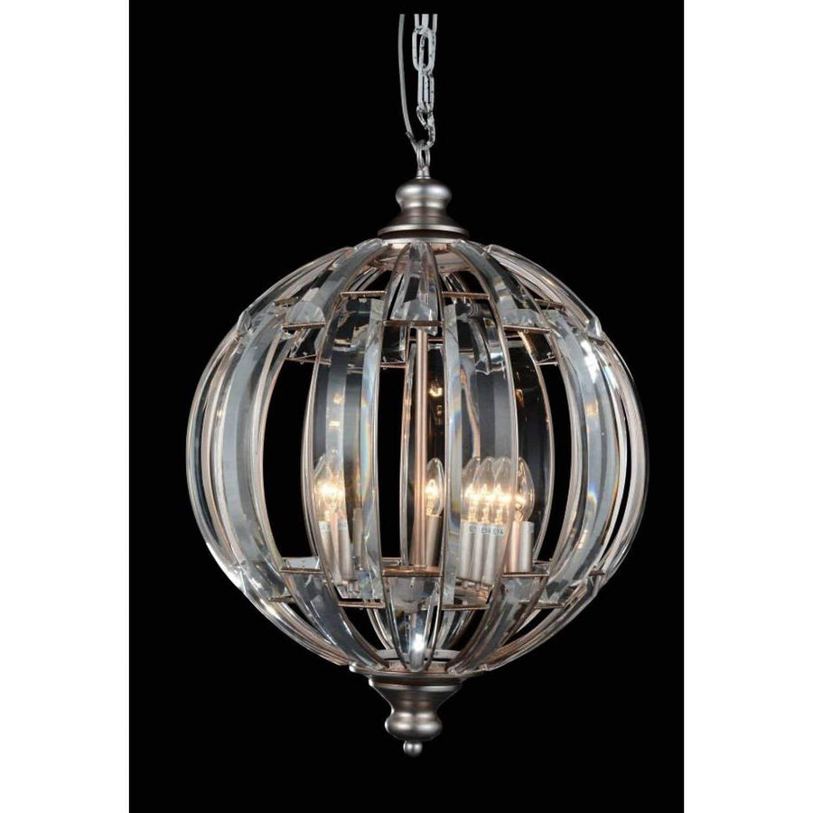 CWI Lighting Chandeliers Antique Forged Silver Colorado 5 Light Chandelier with Antique Forged Silver finish by CWI Lighting 5686P18-5-108