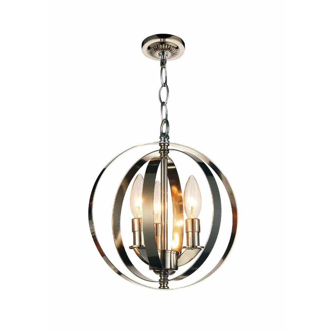 CWI Lighting Pendants Antique Brass Delroy 3 Light Up Mini Pendant with Antique Brass finish by CWI Lighting 9811P10-3-604