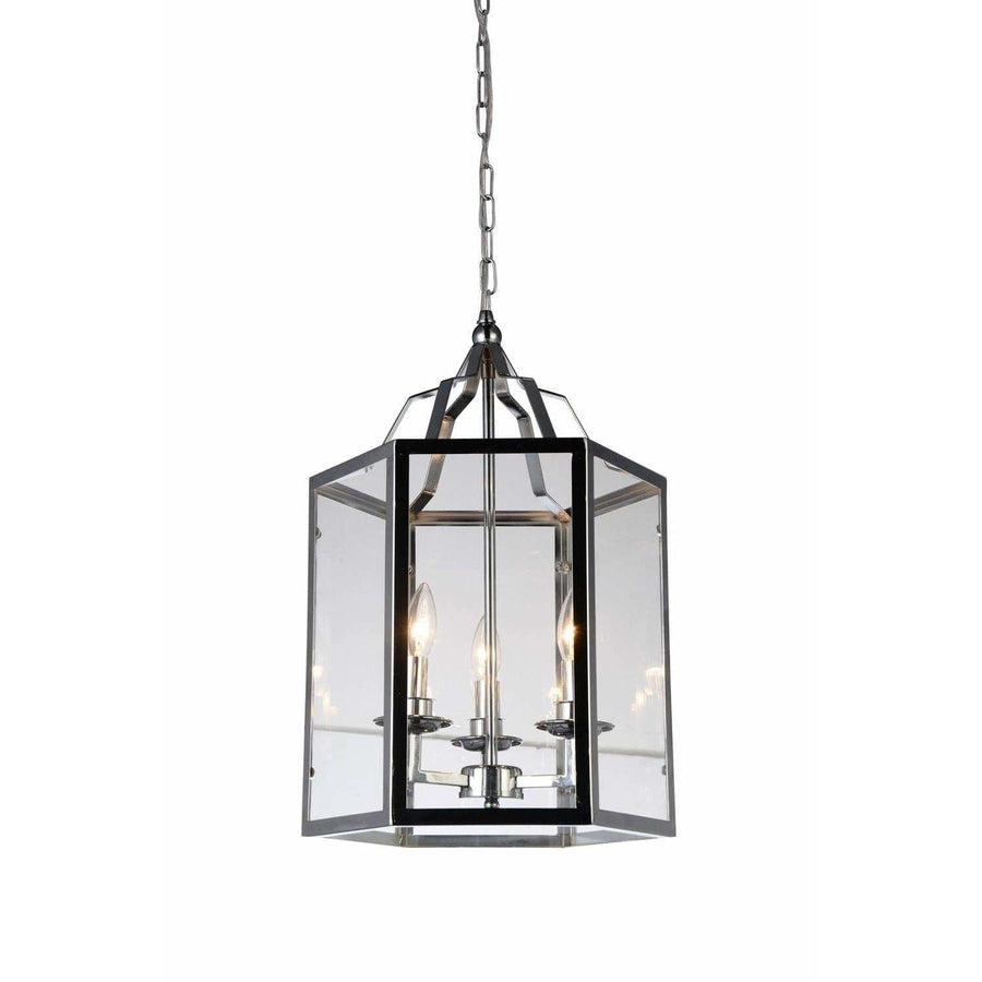 CWI Lighting Pendants Chrome / Clear Desire 3 Light Up Mini Pendant with Chrome finish by CWI Lighting 9647P14-3-601