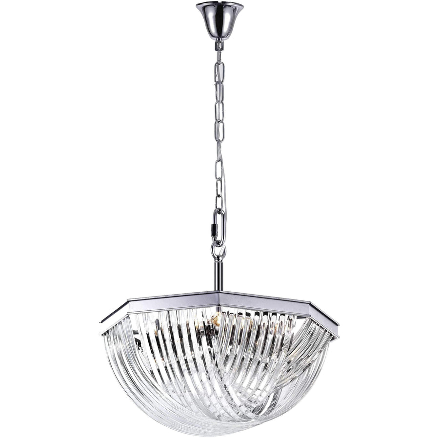 CWI Lighting Chandeliers Chrome / K9 Clear Isabella 12 Light Chandelier with Chrome Finish by CWI Lighting 1091P32-12-601
