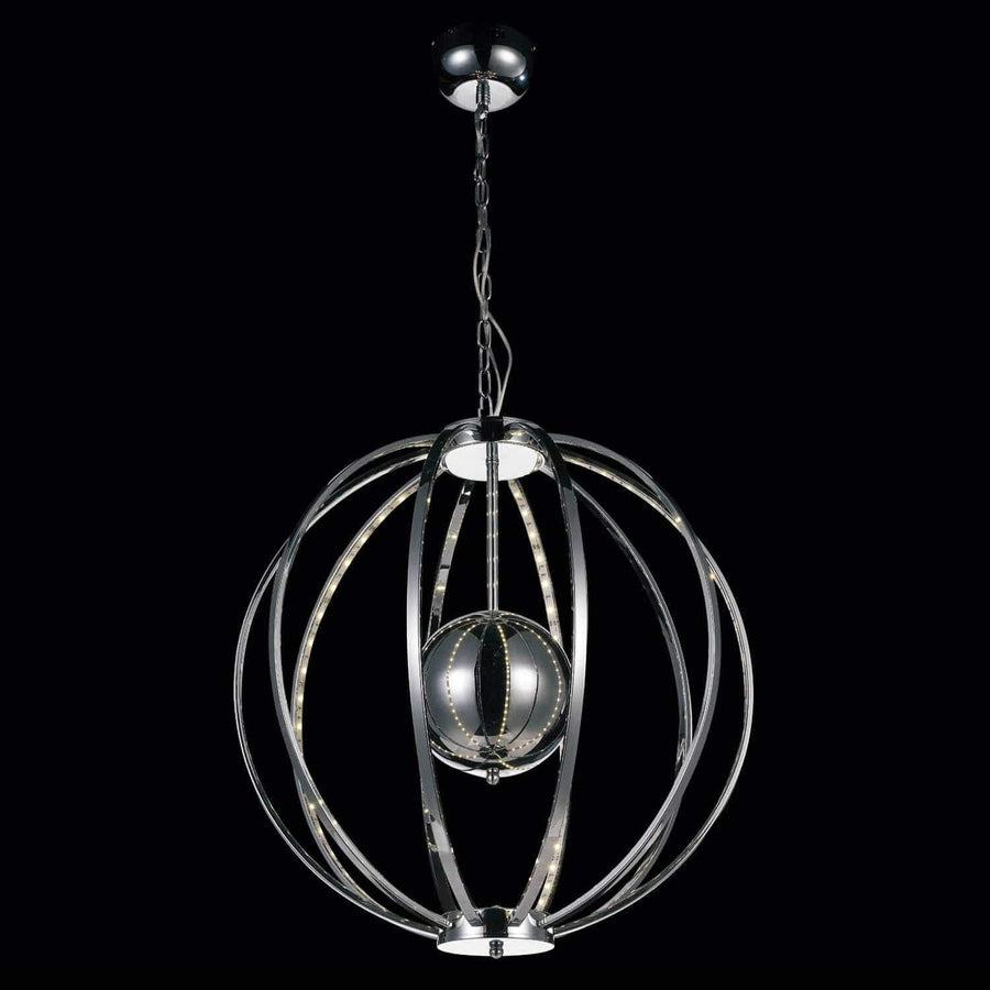 CWI Lighting Chandeliers Chrome Jacquimo LED Chandelier with Chrome finish by CWI Lighting 5559P22C