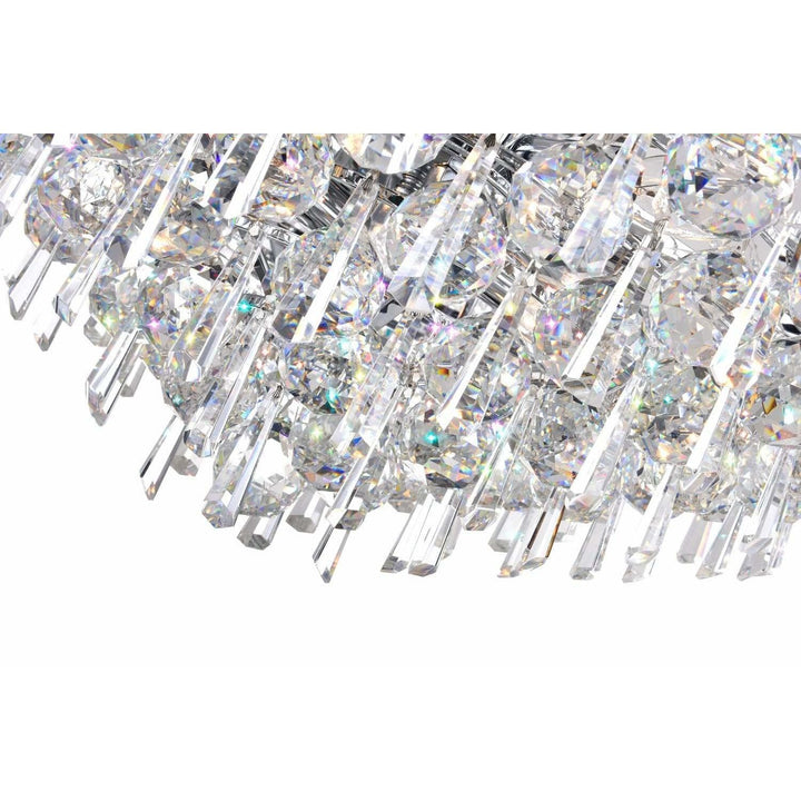 CWI Lighting Chandeliers Chrome / K9 Clear Kingdom 13 Light Down Chandelier with Chrome finish by CWI Lighting 8040P24C