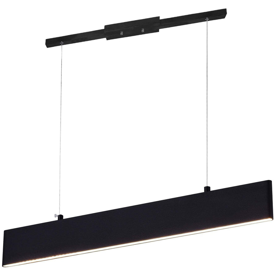 CWI Lighting Pool Table Lights Satin Black Krista LED Chandelier with Satin Black Finish by CWI Lighting 7145P25-1-253-RC