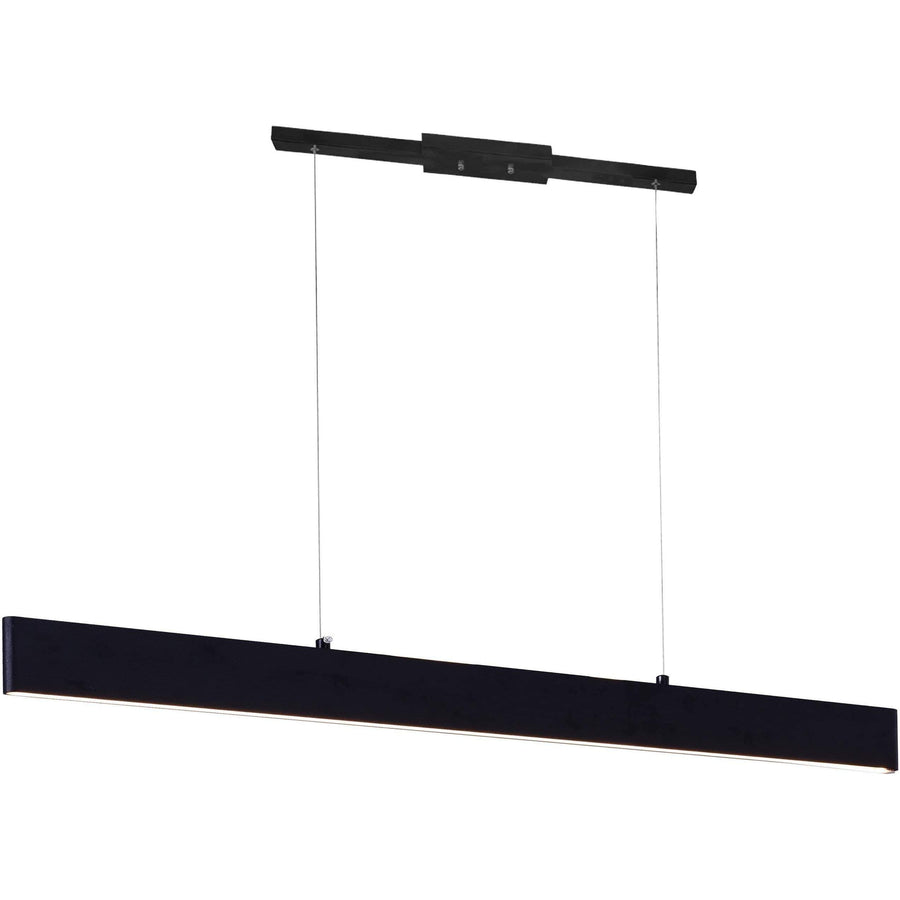 CWI Lighting Pool Table Lights Satin Black Krista LED Chandelier with Satin Black Finish by CWI Lighting 7145P47-1-253-RC
