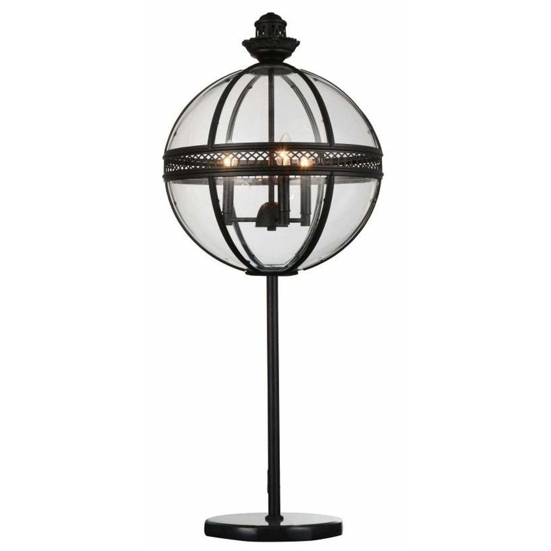 CWI Lighting Table Lamps Black Lune 3 Light Table Lamp with Black finish by CWI Lighting 9714T12-3-101