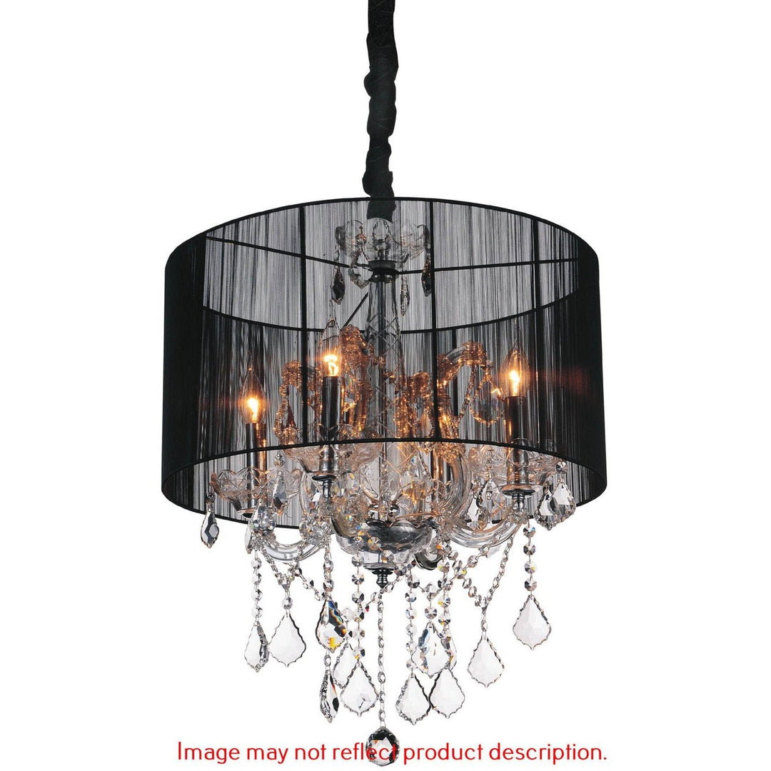 CWI Lighting Chandeliers Chrome / K9 Clear Maria Theresa 4 Light Up Chandelier with Chrome finish by CWI Lighting 8397P20C-4 (Clear+White)