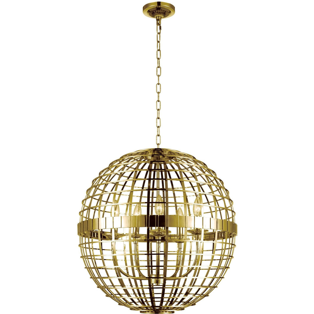 CWI Lighting Chandeliers Gold Niya 5 Light Chandelier with Gold finish by CWI Lighting 9974P22-5-608