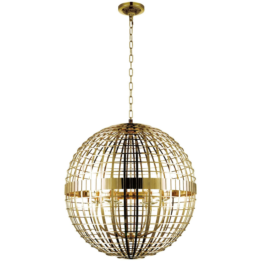 CWI Lighting Chandeliers Gold Niya 6 Light Chandelier with Gold finish by CWI Lighting 9974P28-6-608