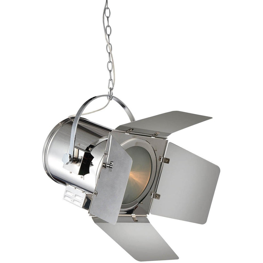 CWI Lighting Pendants Chrome Stage 1 Light Pendant with Chrome finish by CWI Lighting 9643P11-601