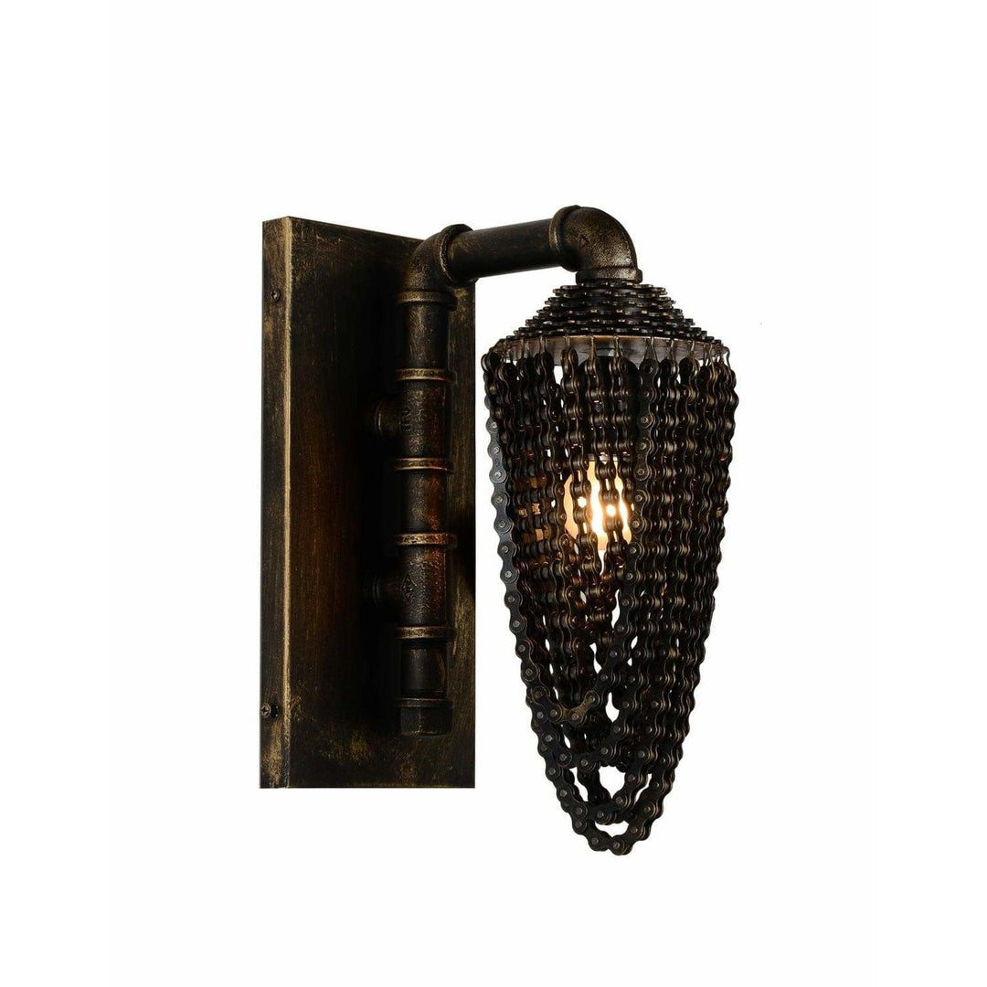 CWI Lighting Wall Sconces Blackened Bronze Union 1 Light Wall Sconce with Blackened Bronze finish by CWI Lighting 9726W6-1-212