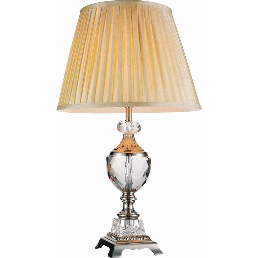 CWI Lighting Table Lamps Brushed Nickel Yale 1 Light Table Lamp with Brushed Nickel finish by CWI Lighting 5512T16BN