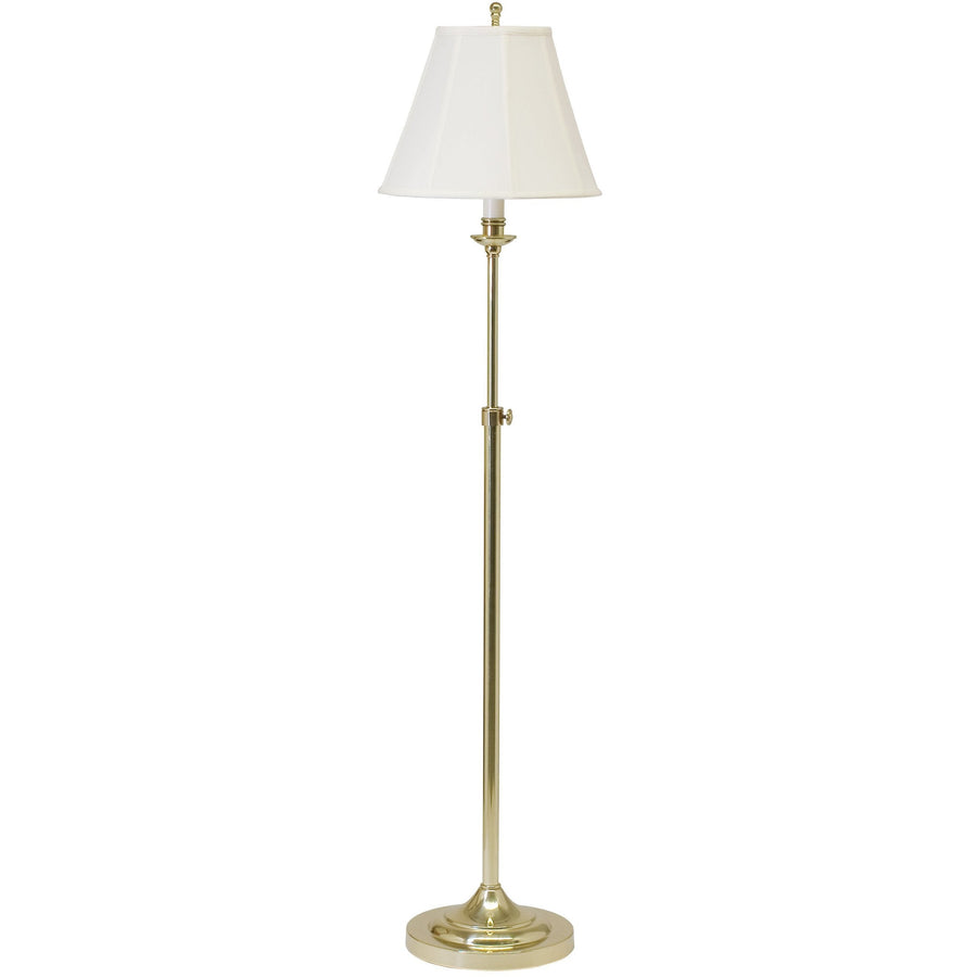 House Of Troy Floor Lamps Club Adjustable Floor Lamp by House Of Troy CL201-PB