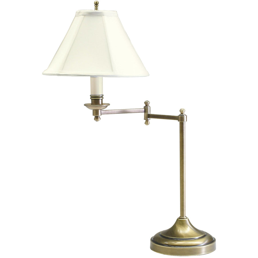 House Of Troy Table Lamps Club Swing Arm Table Lamp by House Of Troy CL251-AB