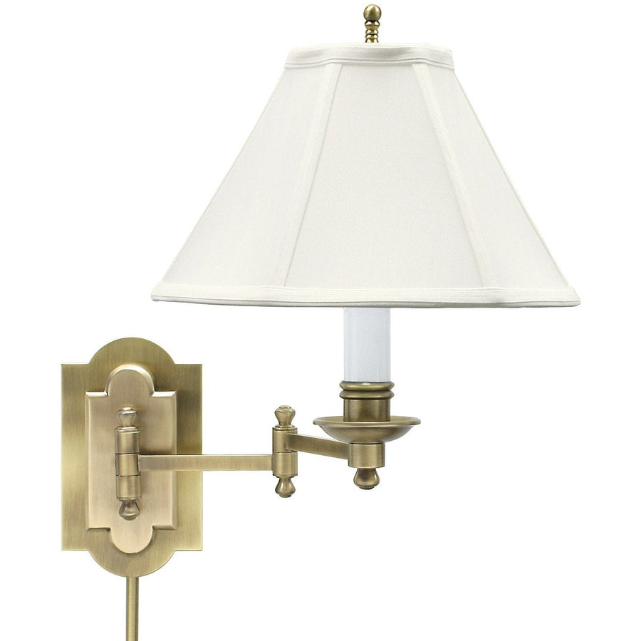 House Of Troy Wall Lamps Club Wall Swing Arm Lamp by House Of Troy CL225-AB