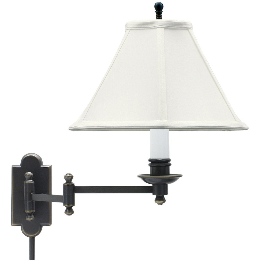 House Of Troy Wall Lamps Club Wall Swing Arm Lamp by House Of Troy CL225-OB
