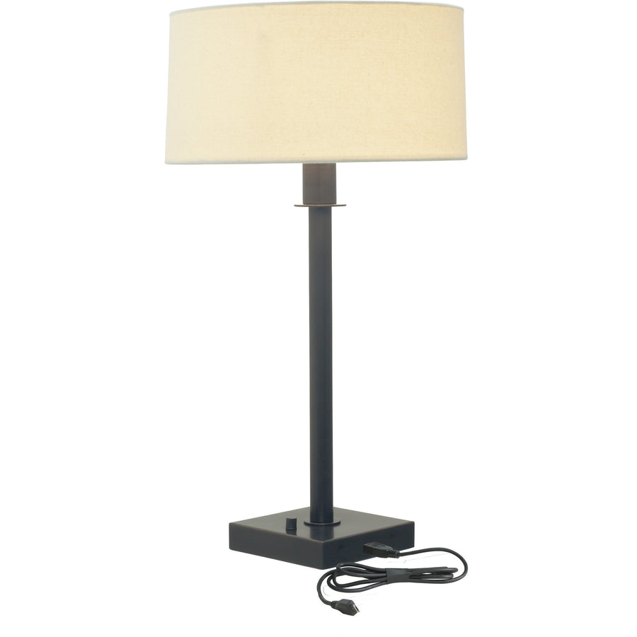 House Of Troy Table Lamps Franklin Table Lamp with Full Range Dimmer and USB Port by House Of Troy FR750-OB