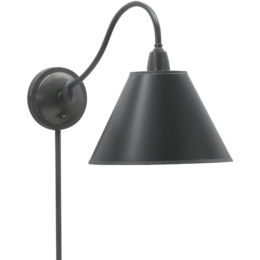 House Of Troy Wall Lamps Hyde Park Adjustable Wall Swing Arm Lamp by House Of Troy HP725-OB-BP