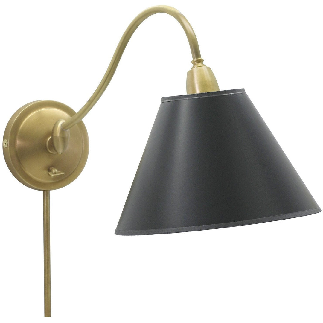 House Of Troy Wall Lamps Hyde Park Adjustable Wall Swing Arm Lamp by House Of Troy HP725-WB-BP