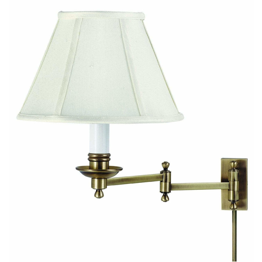 House Of Troy Wall Lamps Library Wall Swing Arm Lamp by House Of Troy LL660-AB