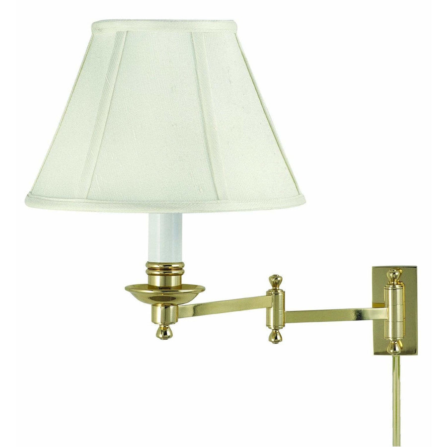 House Of Troy Wall Lamps Library Wall Swing Arm Lamp by House Of Troy LL660-PB